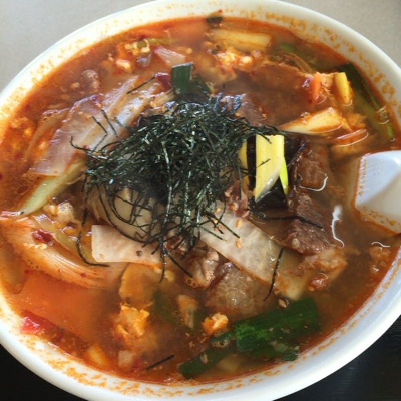 カルビラーメン(相川食堂)