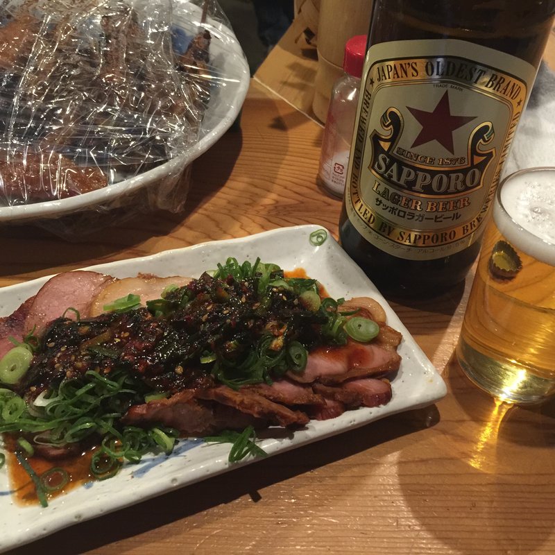 赤星と焼豚(千匹屋)