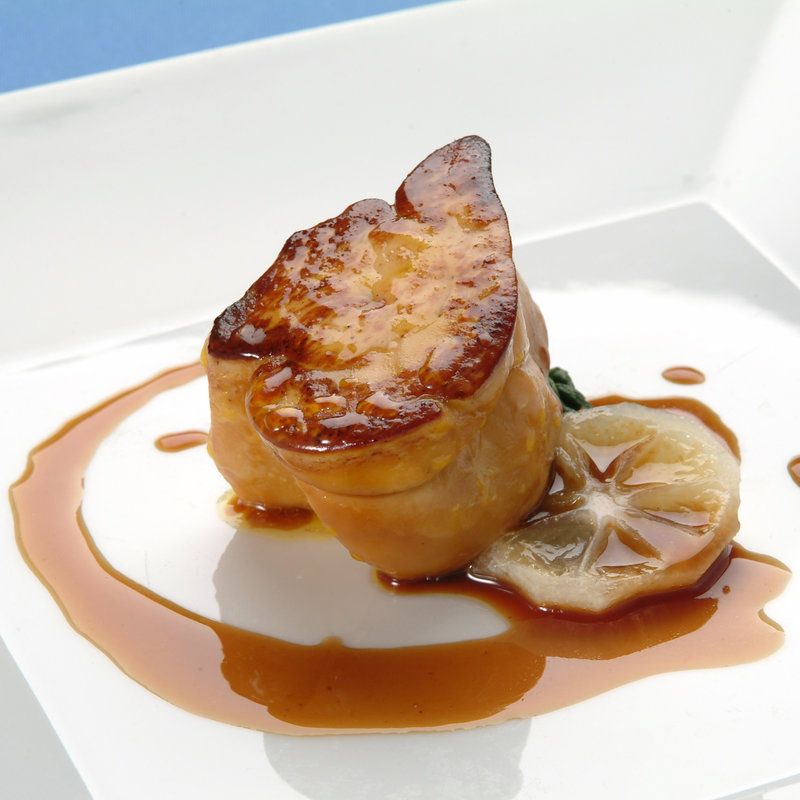 フォアグラの蜂蜜ソース(エルブランシュ)