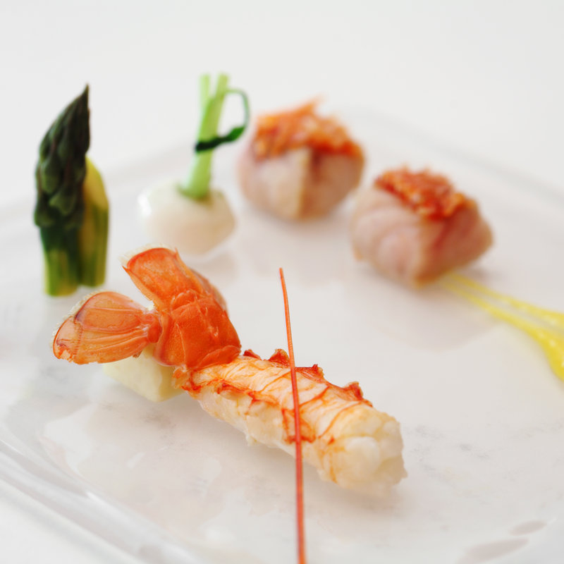 海老と鯛のポワレ(エルブランシュ)