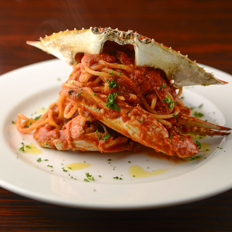 ワタリガニのトマトパスタ(オステリア パージナ （OSTERIA Pagina）)