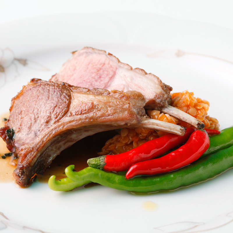 ラム肉のグリル(夏目亭)