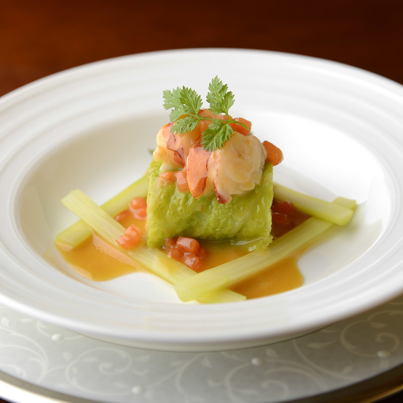 ロールキャベツ　カニのクリーム添え(ichiRyu)