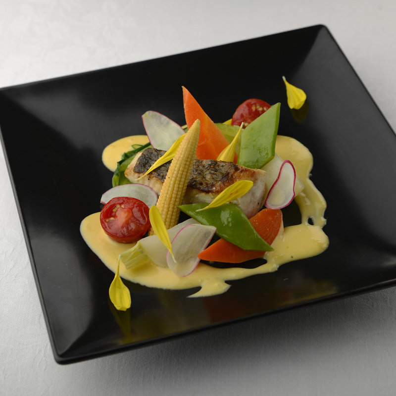 鰆のグリル　温野菜(日比谷パレス)