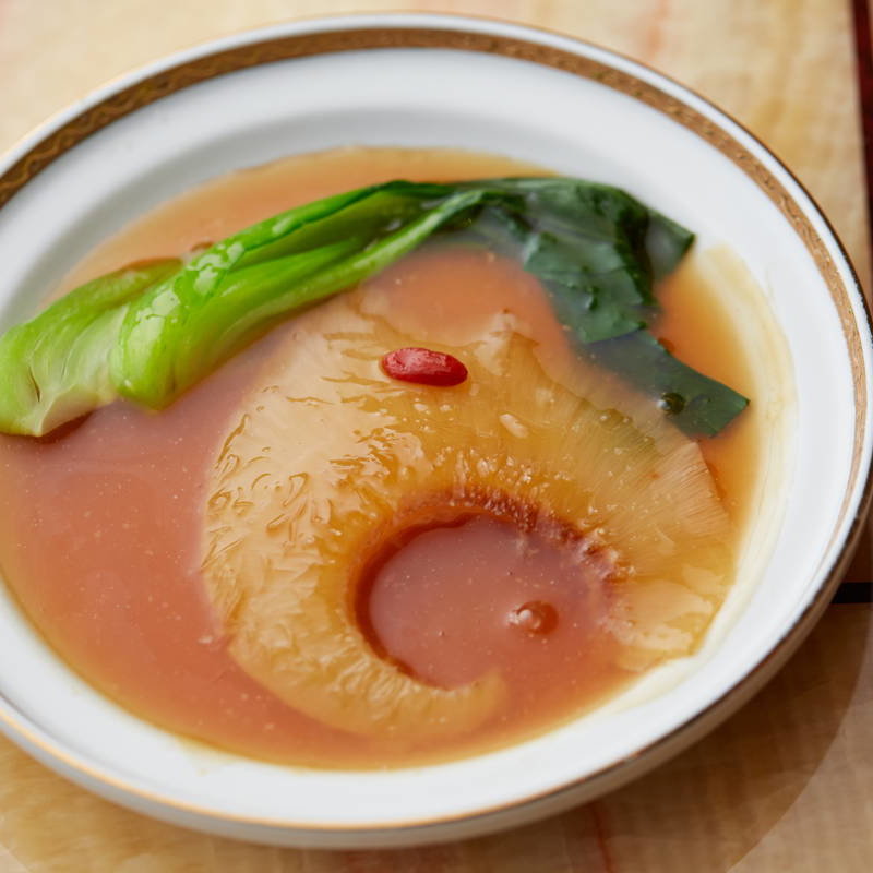 フカヒレの姿煮(美麗華 フカヒレ、鮑、伊勢海老専門店)