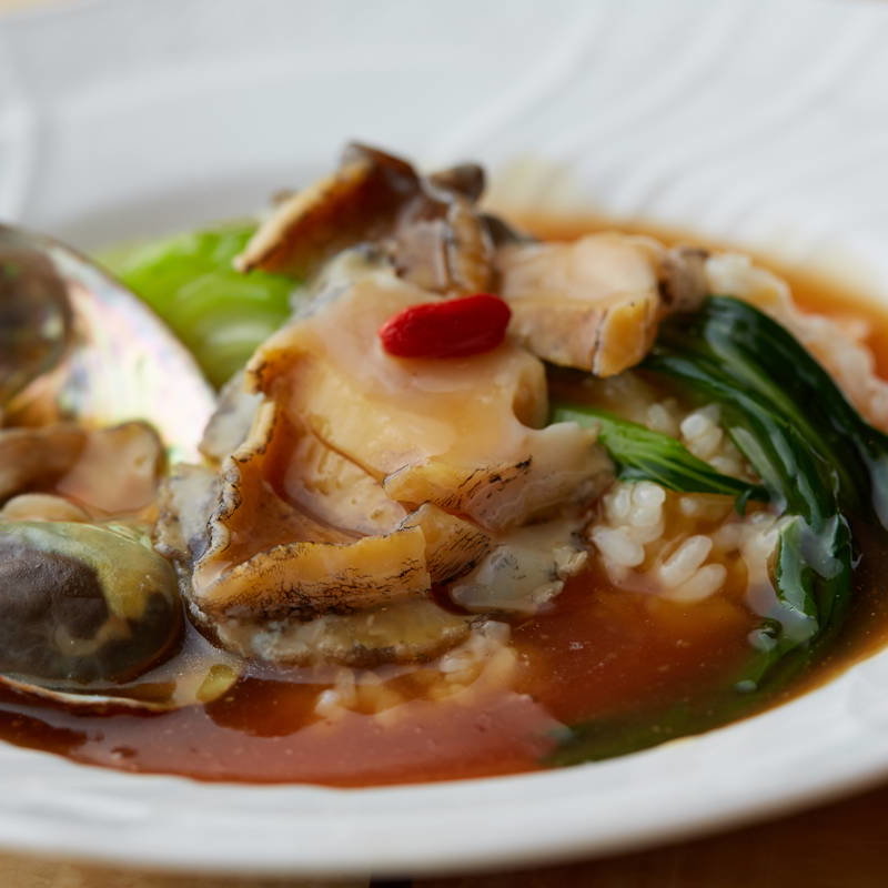 アワビのあんかけライス(美麗華 フカヒレ、鮑、伊勢海老専門店)