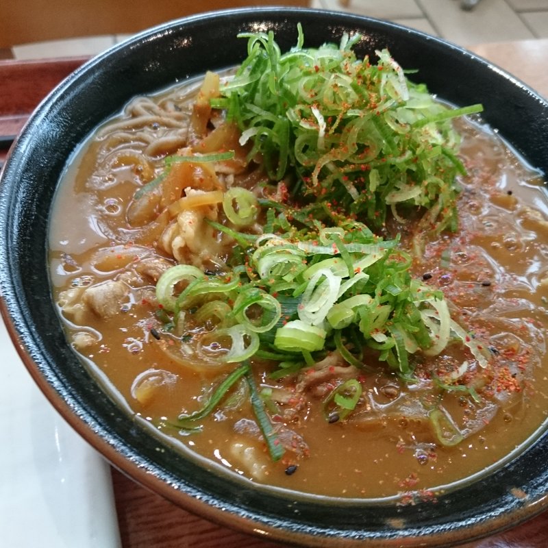 カレーそば（大盛）(天つるり （pasar幕張（下り線））)