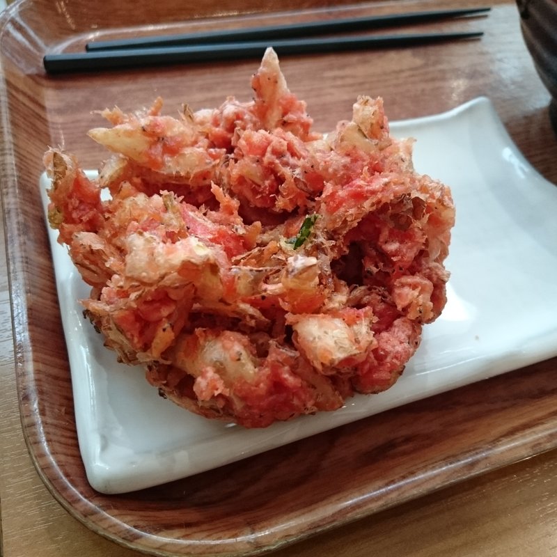 かきあげ（桜えびキャベツ）(天つるり （pasar幕張（下り線））)