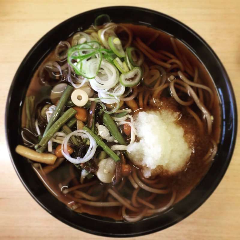 山菜おろしそば(立ち食いそば 元 )