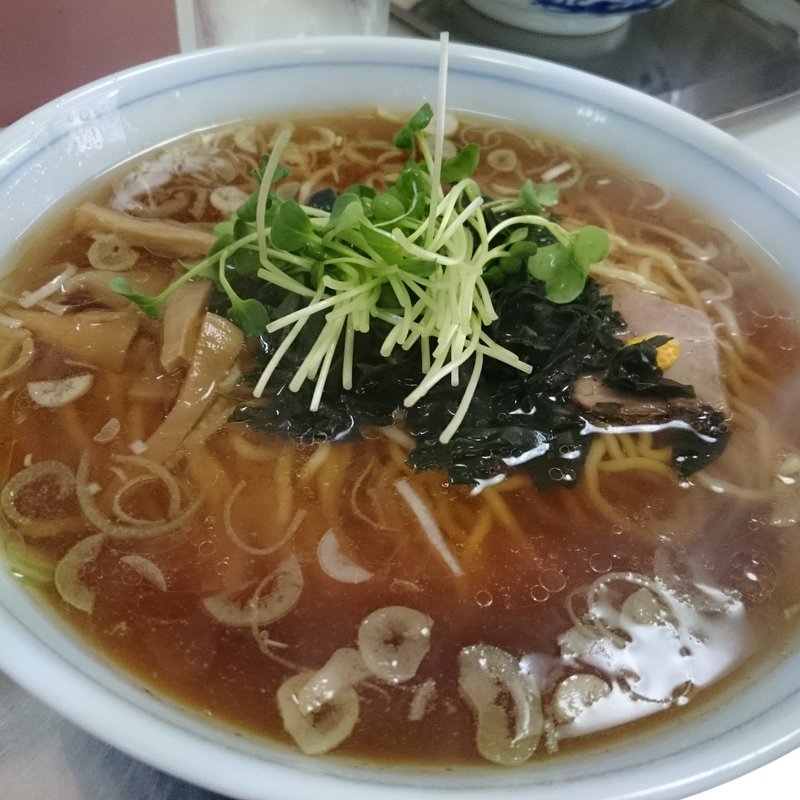 わかめラーメン （ 小盛 ）(ラーメンハウス中島)