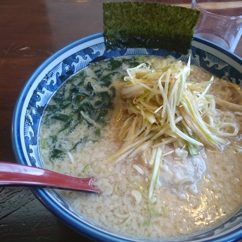 ねぎらーめん（並）(活力豚骨ラーメン　大成屋 （おおなりや）)