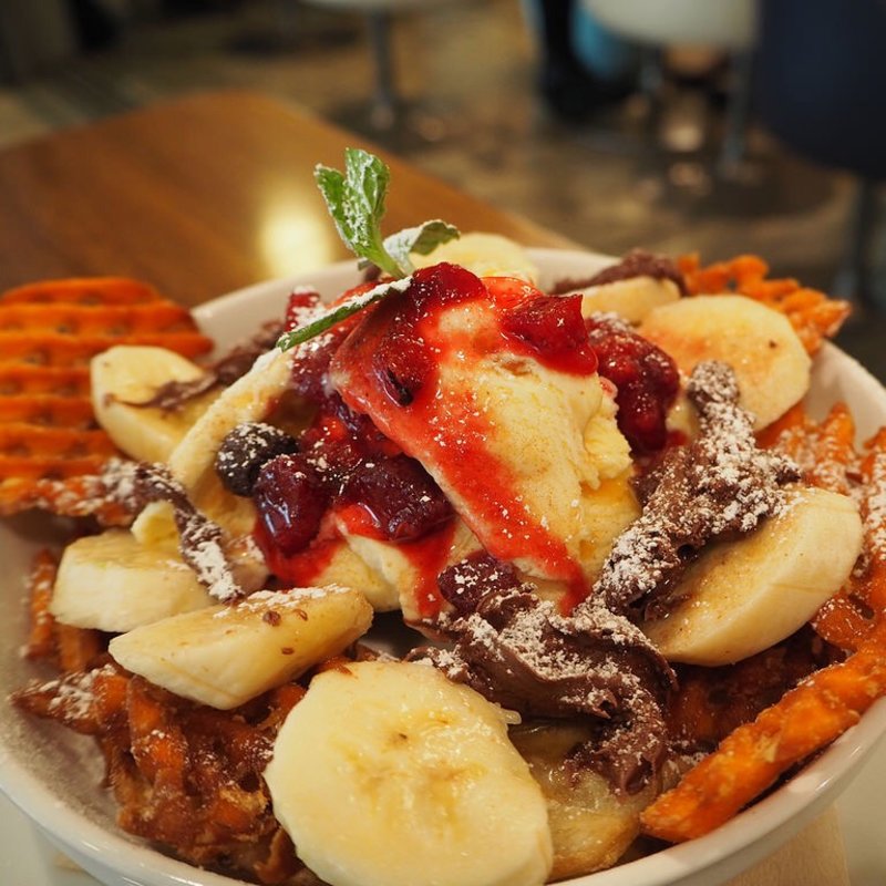 ヌテラバナナナチョス(WIRED CAFE 横浜相鉄ジョイナス店)