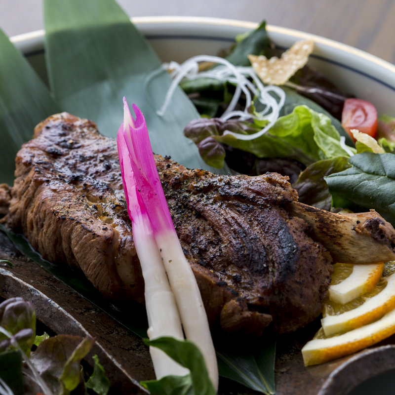 豚肉のグリル(日本料理桐壺)