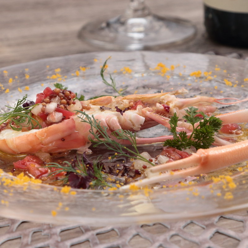 手長海老のグリル(エノテカ パージナ)