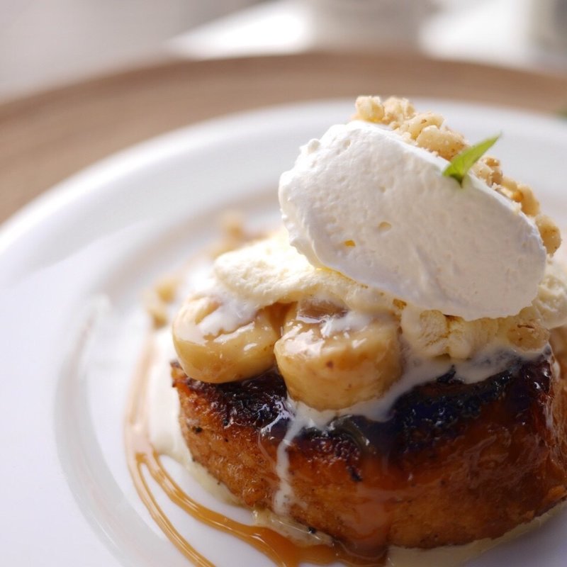 キャラメルとバナナのフレンチトースト(LONCAFE 湘南江の島本店)