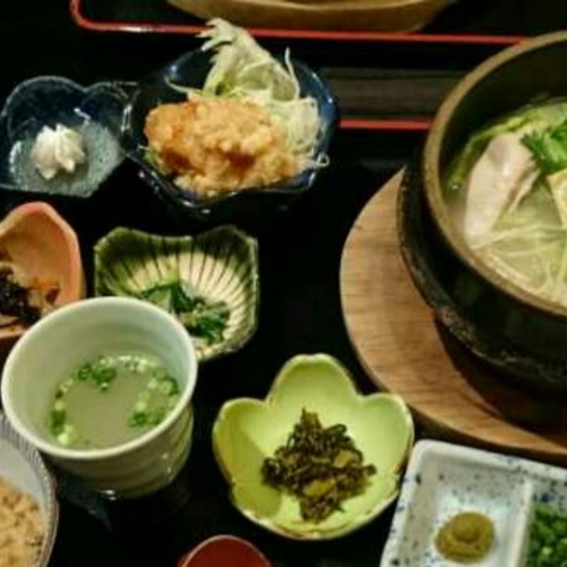 水たき御膳(博多華味鳥 銀座四丁目店)