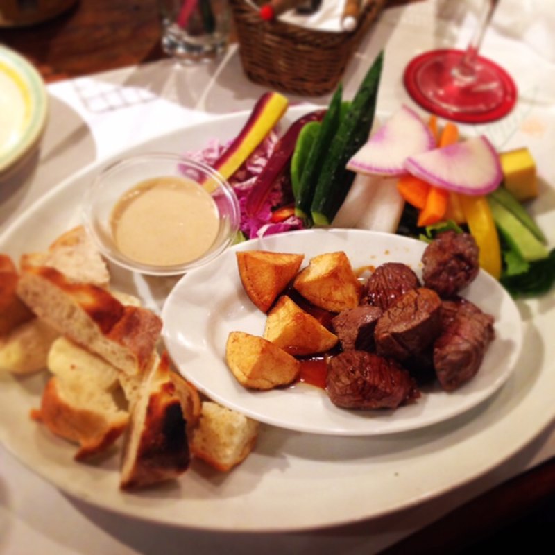 クリーミーチーズフォンデュ(Cheese Cafe)