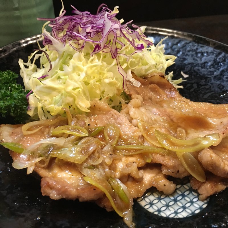 生姜焼き定食(とんかつ みくに)