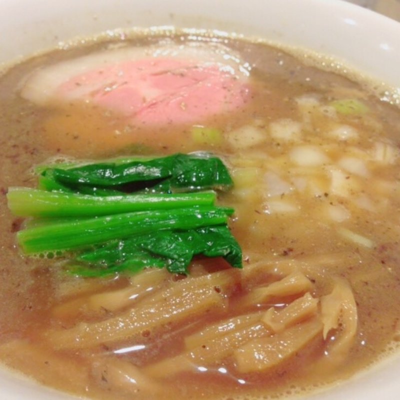 スペシャル焦がし煮干しらぁめん（細麺）(らぁめんや やしげる)