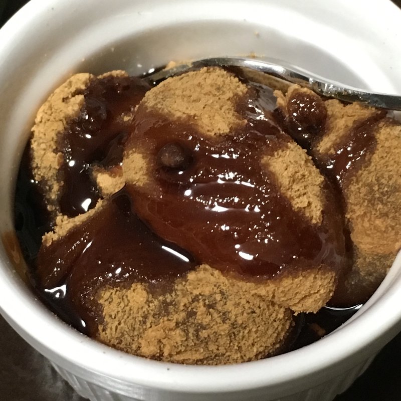 わらび餅(松風庵 かねすえ JR池袋駅コンコース)