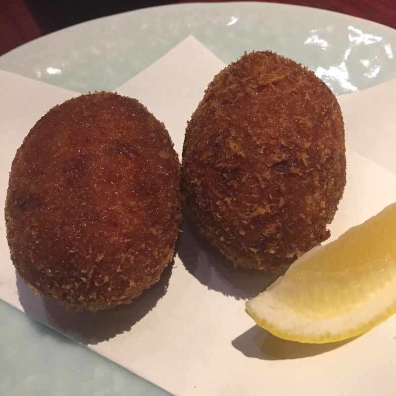 自家製 かにクリームコロッケ(北海道料理　弁天別館 )