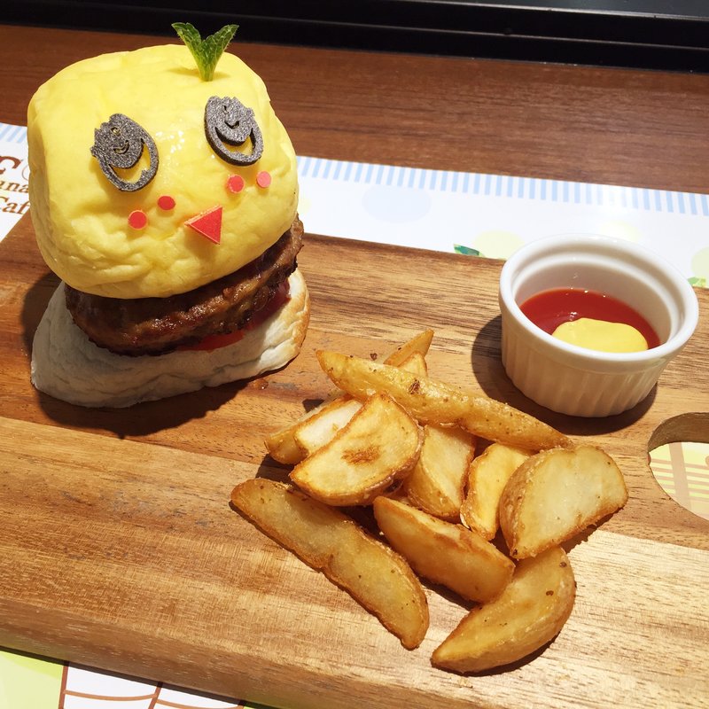 ふなっしーバーガー(THE GUEST cafe&diner 福岡パルコ店)