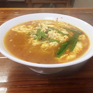 辛麺（ちぢれ麺or韓国麺）小辛（3倍）(辛麺屋　司 )