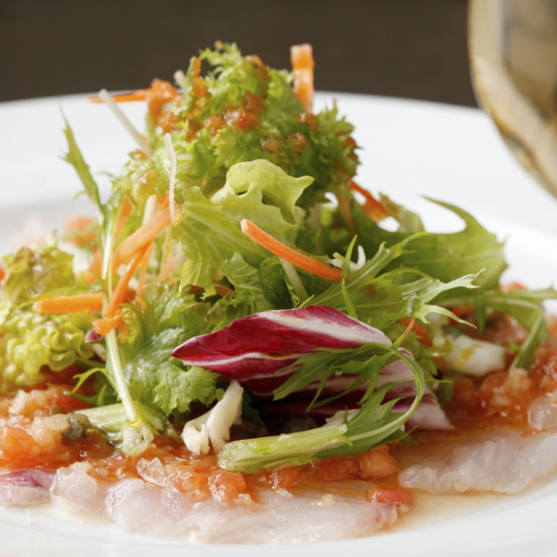 鮮魚のカルパッチョ(バランチェッタ)