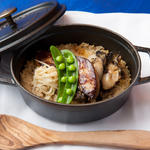 フォアグラと牡蠣の土鍋