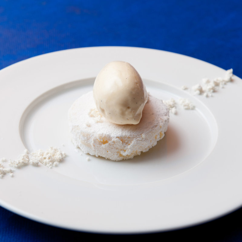 チーズケーキ　バニラジェラート(Le Temps Serein)