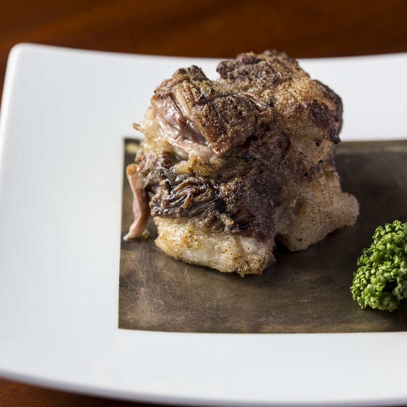 豚肉のディアボロ風(西中洲 游來)