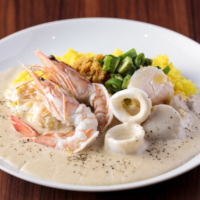 魚介のクリーム仕立て(ア・テンポ)