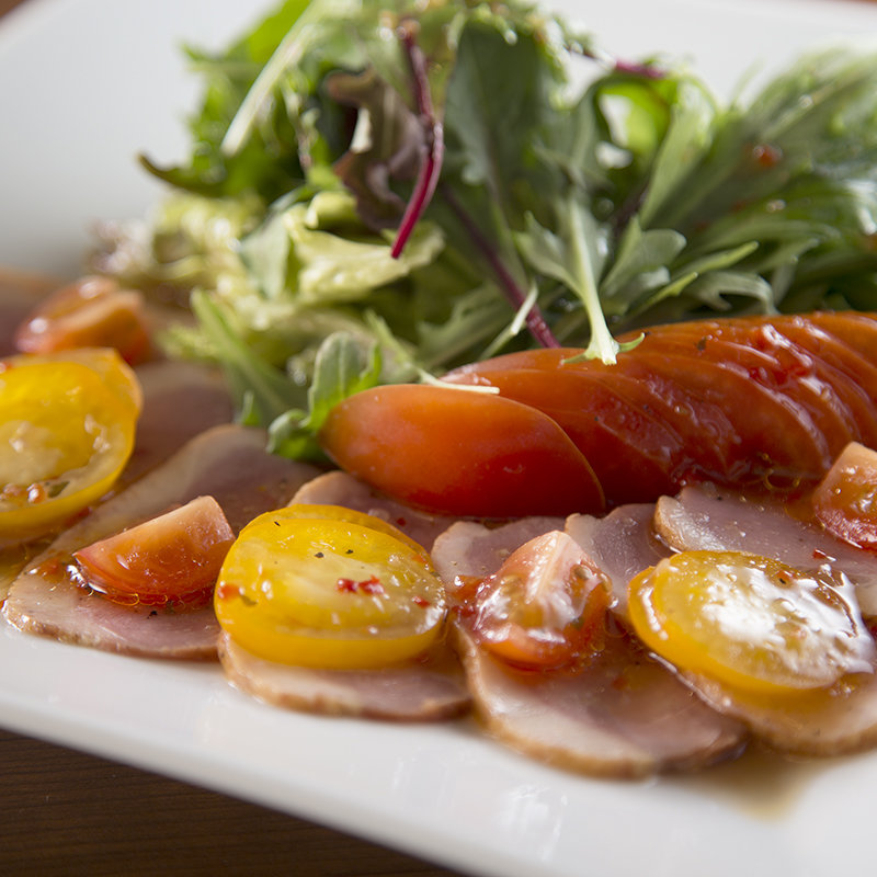 鴨ロース　蜂蜜トマト(和彩 樹楽)