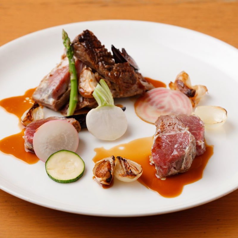 和牛のグリル(フレンチレストランエルミタージュ)