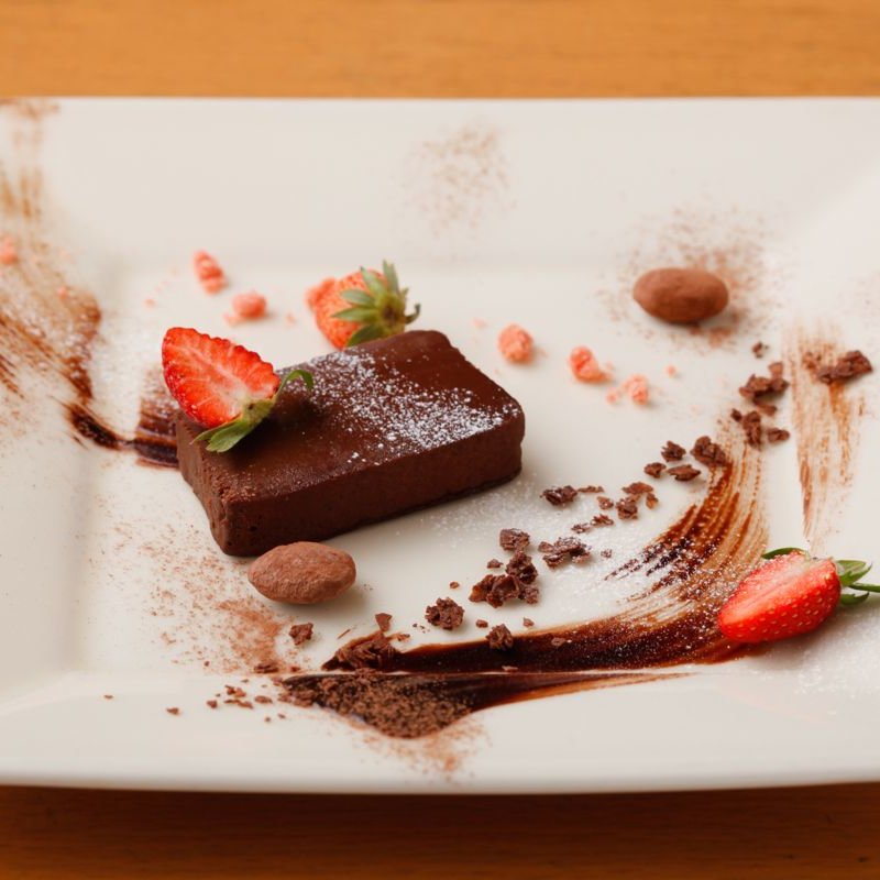 ガトーショコラ(フレンチレストランエルミタージュ)