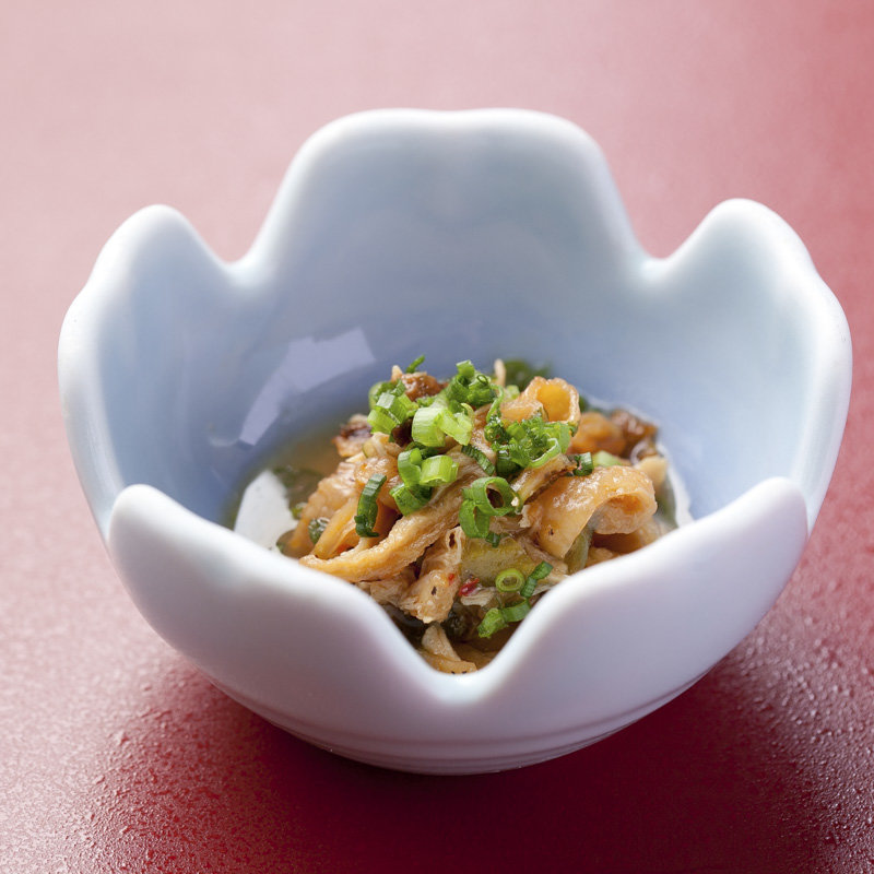 カイヒモと豆腐のお浸し(割烹よし田 )