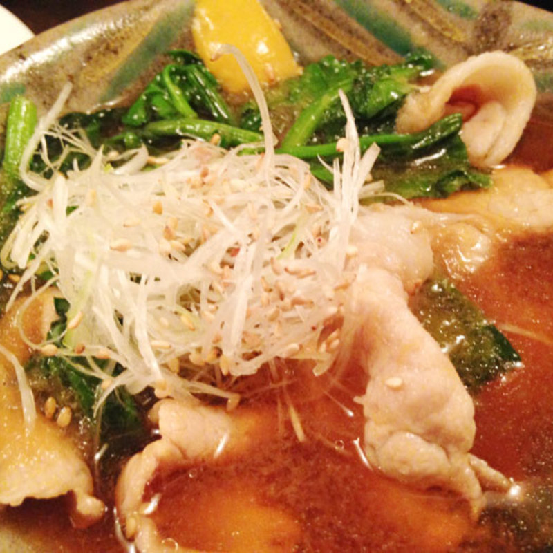 三元豚の煮おろし(木ノ下 )