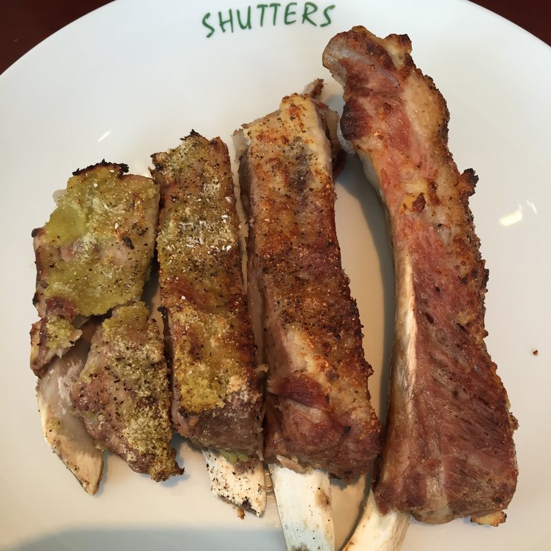 スペアリブ ガーリック&わさび(SHUTTERS 吉祥寺)