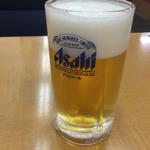 生ビール中(餃子の王将 八田寺店)