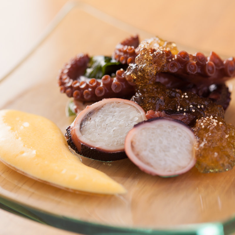 タコのジュレ和え(博多ひさご)