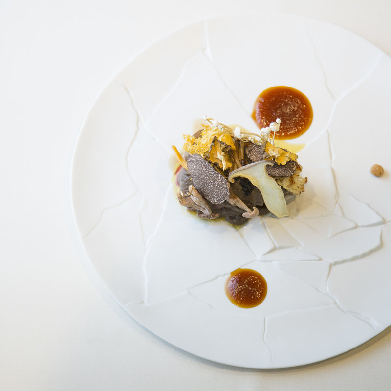 キノコのグリル　トリュフ添え(リュミエール 本店)