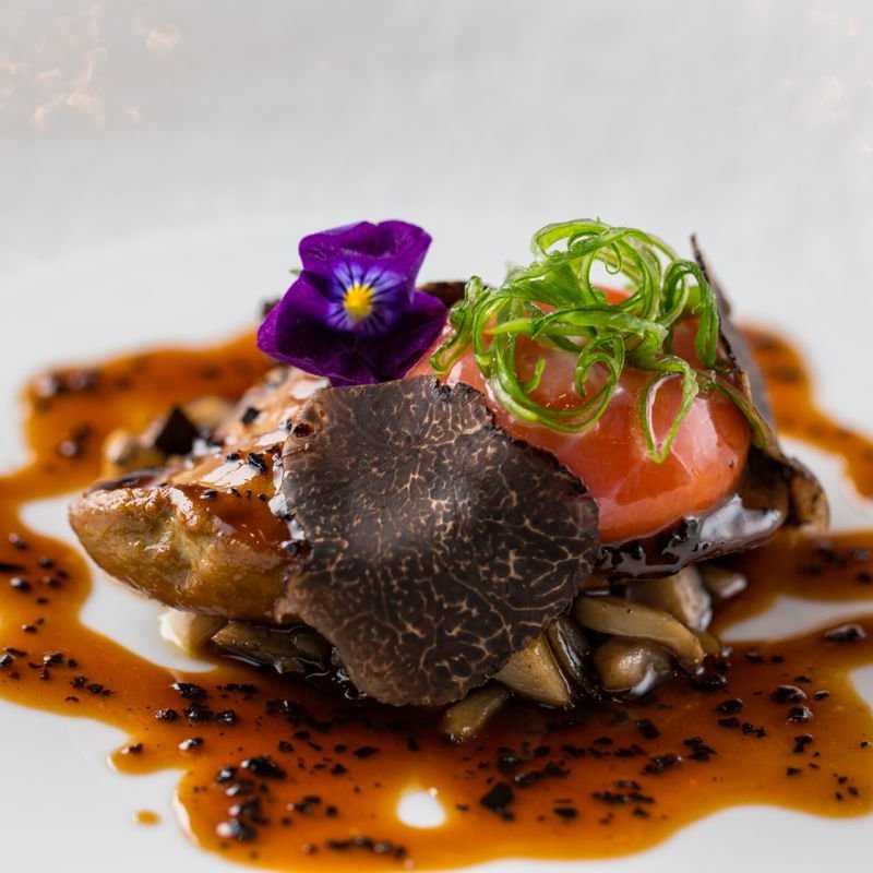 和牛とキノコのグリル　トリュフ添え(レスプリ ドゥ クゥー ドゥ フランス （Lesprit de Coeur de France 【旧店名】COEUR de FRANCE）)