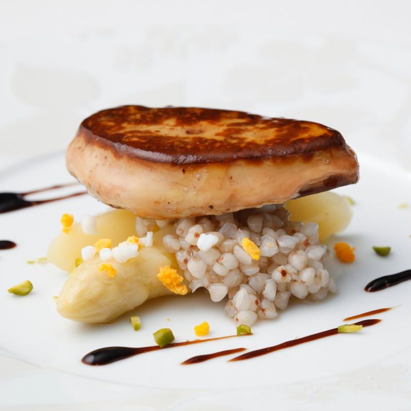 ホワイトアスパラとフォアグラ(マンハッタン )