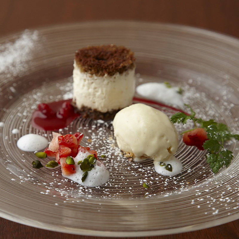 本日のデザート(アリアラスカ・マーブルトレ)