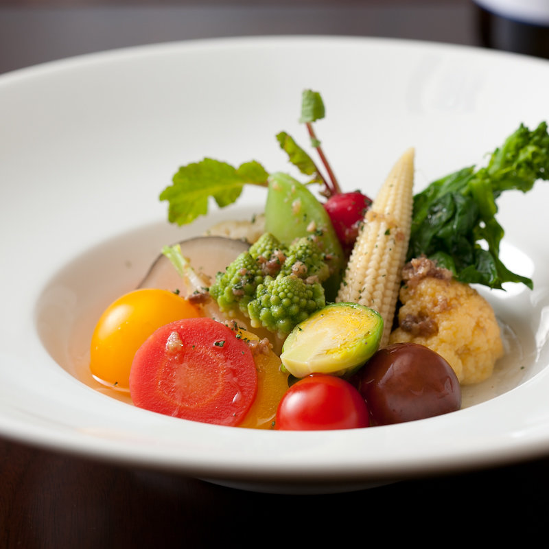 温野菜のグリル(山下ワイン食道)