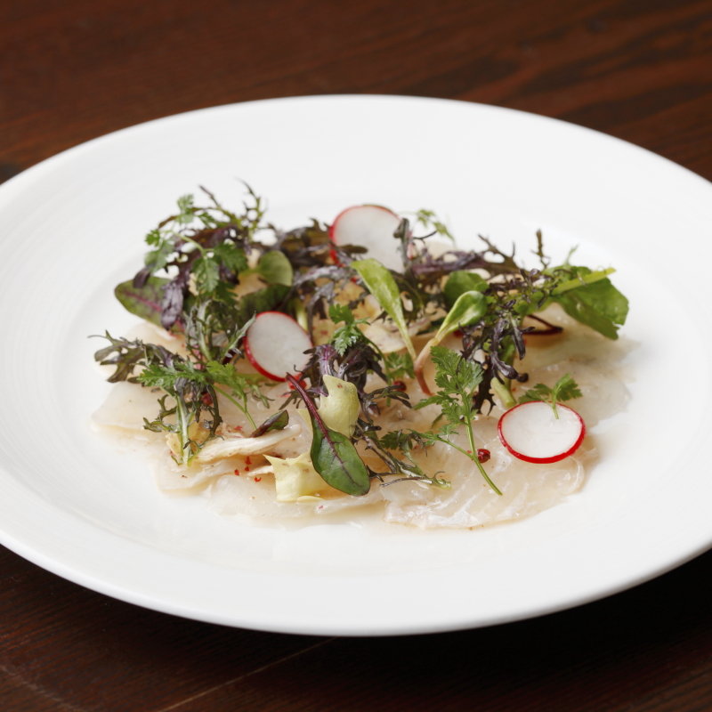 鮮魚のカルパッチョ(清風明月 （セイフウメイゲツ）)