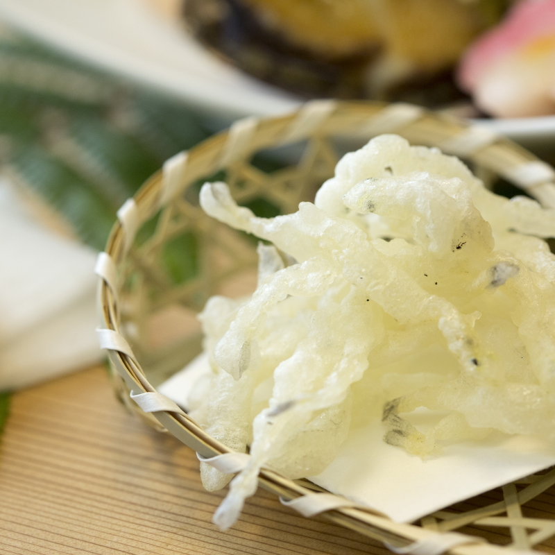 白魚の天麩羅(よし留)