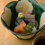 鮮魚の盛り合わせ(日本料理教室 乃村)