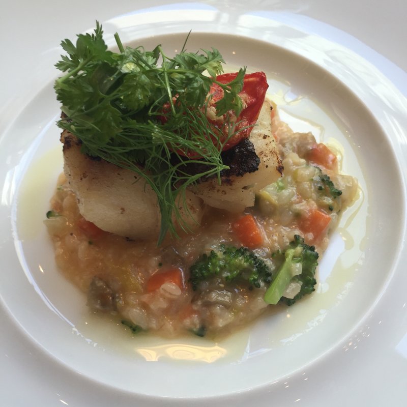 鰆 野菜入り雑穀米リゾットと共に (コース内)(Chez TAKA HIGASHIAZABU （シェタカ）)