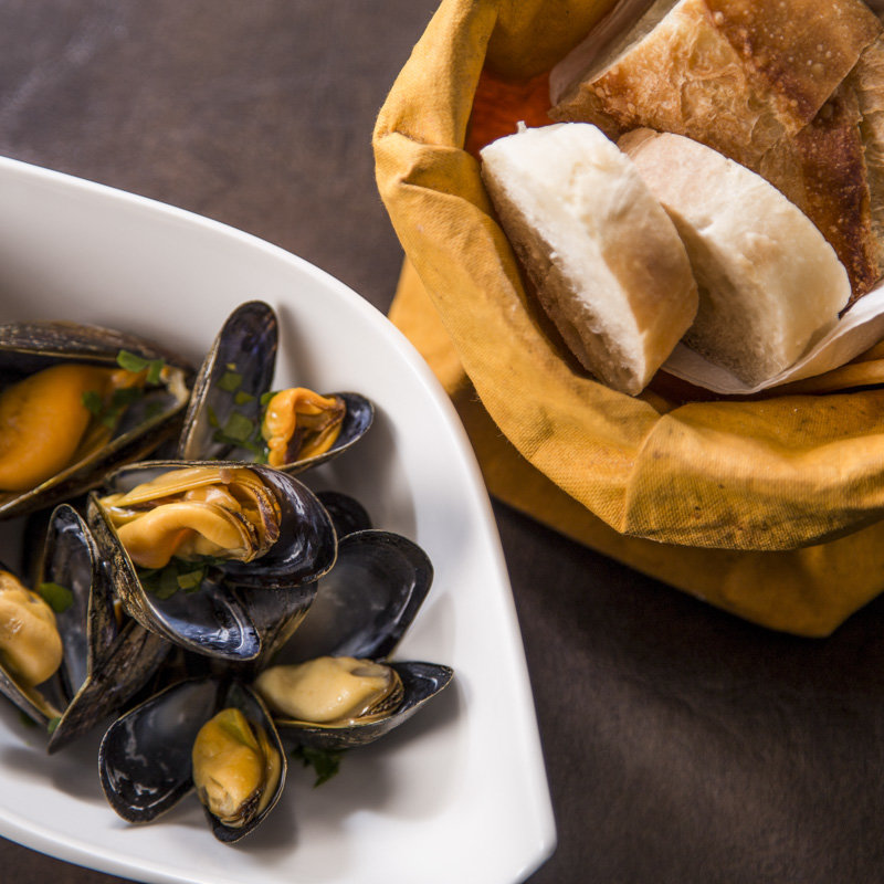 ムール貝の酒蒸し(ラ·テッラ)